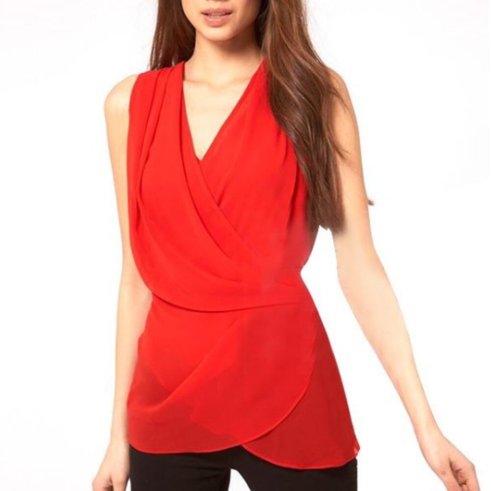 Flared draped tunic